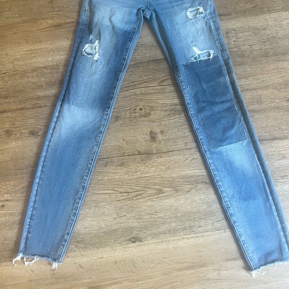 Patchwork distressed jeans 0 - Picture 5 of 5